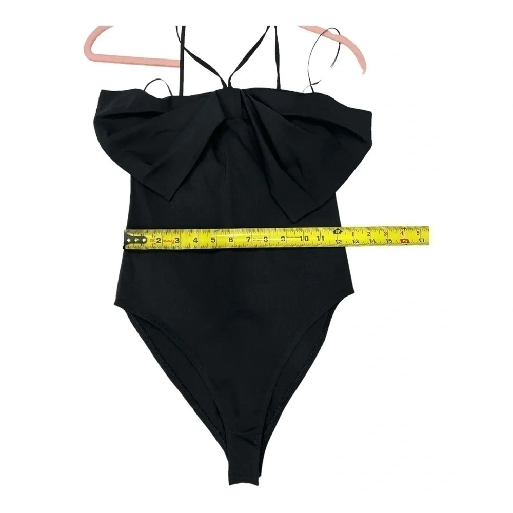Zara Black  Bow Bodysuit woman’s size S New with tag